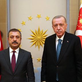 Cumhurbaşkanı Erdoğan, Şahap Kavcıoğlu'nu kabul etti