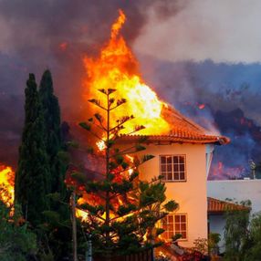 La Palma Adası'nda 2 bin 185 bina küle döndü