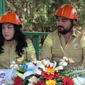 Kırıkkale'de yangın söndürme tatbikatı gibi düğün