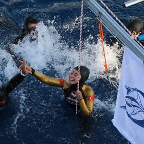 Şahika Ercümen 100 metrelik dalışla dünya rekoru kırdı