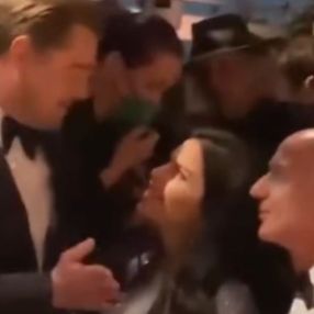 Jeff Bezos’un kız arkadaşı Lauren Sanchez'in Leonardo DiCaprio'ya bakışı