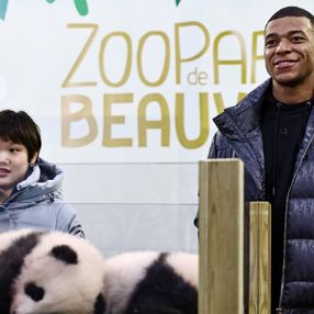 Kylian Mbappe pandaya vaftiz babası oldu