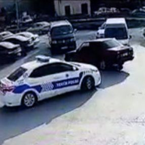 Antalya'da drifte polis otosu sürprizi