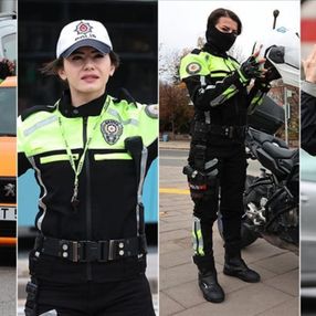 Ankara'nın kalbinde trafik güvenliği, kadın polislere emanet