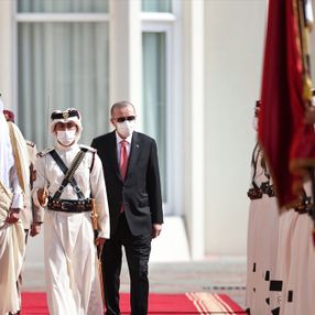 Cumhurbaşkanı Erdoğan Katar'da