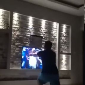 Visca'nın golünün ardından sevinen Trabzonlular