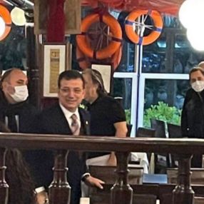 İstanbul kar çilesi çekerken Ekrem İmamoğlu balık keyfinde