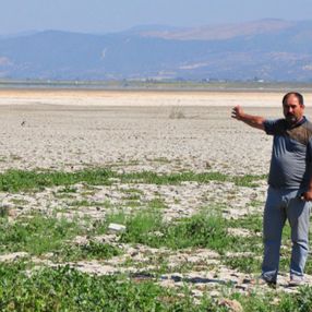 Manisa'da kuruyan göl çağrısı yapan muhtara para cezası