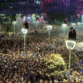 Trabzon'da insan seli
