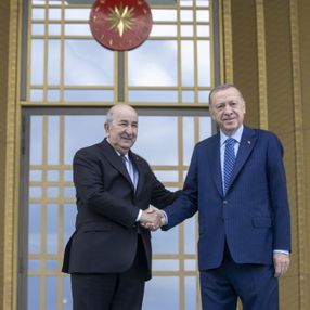 Cezayir Cumhurbaşkanı Tebbun, Ankara'da