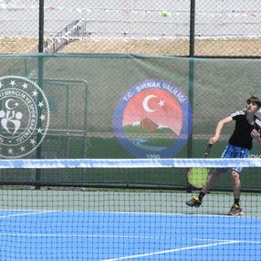 Cudi Cup Uluslararası Tenis Turnuvası başladı