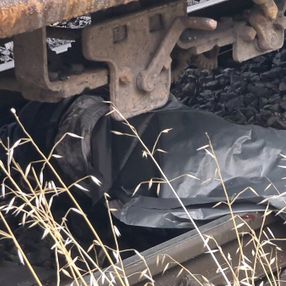 Karabük'teki gencin ölümlü tren kazası kamerada