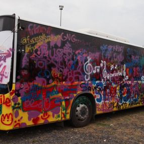 İBB, Yenikapı'da otobüs boyama etkinliği düzenledi