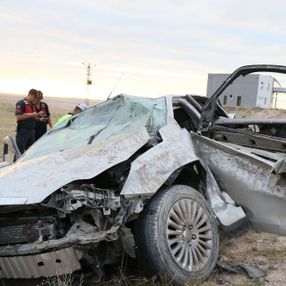 Aksaray'da feci kaza: 1 ölü, 6 yaralı
