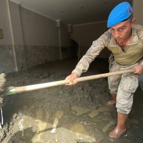 Jandarma ekipleri sahada: Selin vurduğu Bozkurt’ta yaraları sarıyorlar