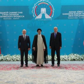 İran'daki üçlü zirvede liderlerin Suriye çıkışları