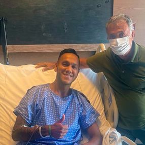 Ahmet Nur Çebi, Josef de Souza'yı ziyaret etti