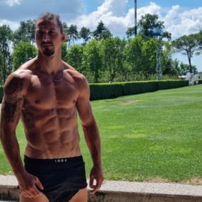 Zlatan'ın fit görüntüsü dikkat çekti