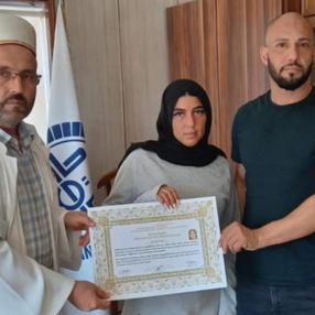 Alman genç kadın Zonguldak'ta Müslüman oldu
