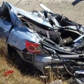 Tekirdağ'da kağıt gibi ezilen bu araçtan yara almadan çıktı