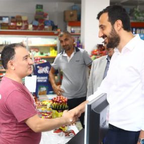 Bağcılar Belediye Başkanı Abdullah Özdemir'den Küçükçekmece'ye ziyaret