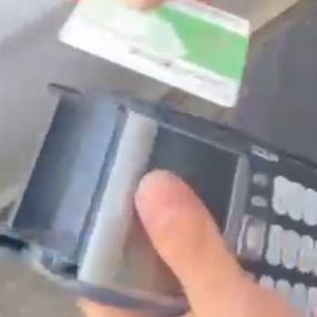 Rize'de düğünde POS cihazı ile bahşiş alma kamerada
