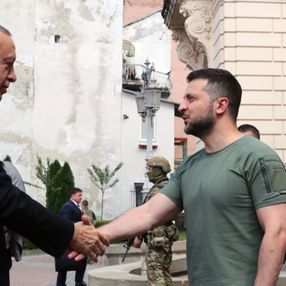 Cumhurbaşkanı Erdoğan, mevkidaşı Zelensky ile buluştu