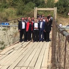 CHP'den Deniz Gezmiş ve arkadaşlarının yaptığı köprüye ziyaret