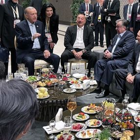 Aslı Aydıntaşbaş ve Nevşin Mengü'den Erdoğan'ın liderlerle fotoğrafına övgü tepkisi