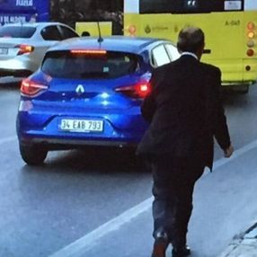 Galatasaray Başkanı Dursun Özbek'in trafikle imtihanı