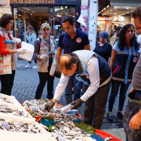İstanbul'da balıkçılara '18 cm' denetimi
