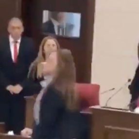 Türkiye karşıtı KKTC'li vekile parlamentoda tepki