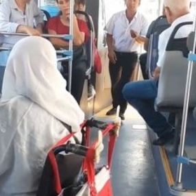 Antalya'da yaşlı teyzeyle otobüs şoförünün kavgası