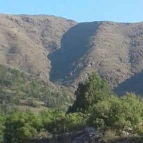 Isparta'da dağda Atatürk silüeti oluştu