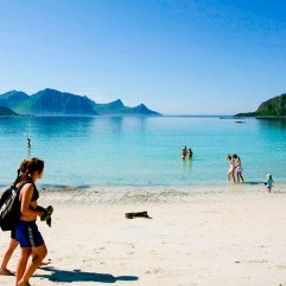 Kıştan bunalan İskandinavların deniz keyfi
