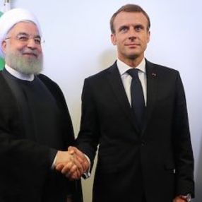 Ruhani ile Macron, ABD'ye karşı aynı fikirde
