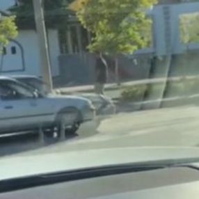Yaya geçidini kullanmaya çalışan gurbetçinin dramı