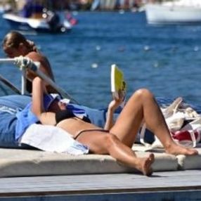 Bodrum plajlarında yabancı turist yoğunluğu