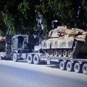 Hatay'a tank sevkiyatı