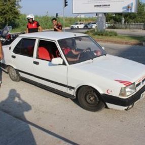 Adana'da trafikte sahte plakalı araç