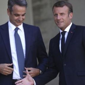 Macron'dan Türkiye'ye karşı Yunan'a destek