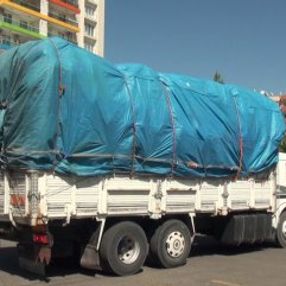 Diyarbakır'da saman yüklü kamyondan esrar çıktı