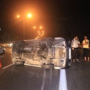 TEM otoyolunda trafik kazası: 4 yaralı