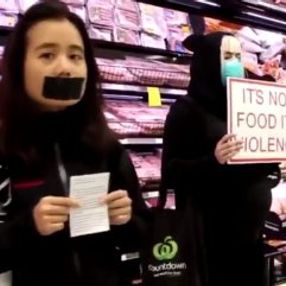 Yeni Zelanda'da veganların ilginç eylemi