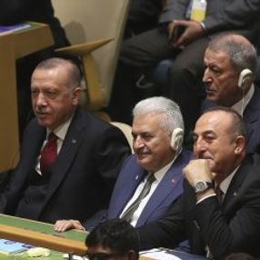 Binali Yıldırım da Erdoğan'ın BM heyetinde yer aldı