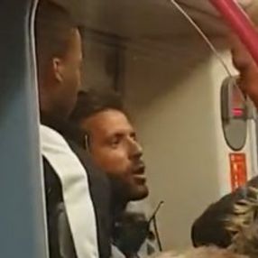 Londra metrosunda hırsıza müdahale