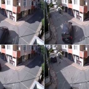 Yolda uyuyan köpeği ezip kaçtı