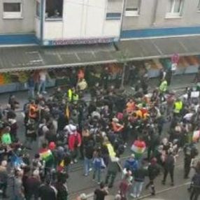 Nürnberg'de PKK'lılar Türk marketine saldırdı