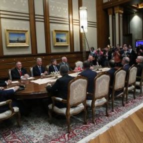ABD'li heyet Beştepe'de: Görüşme sona erdi