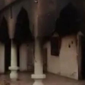Tel Abyad'da YPG/PKK sivil evlerini yaktı